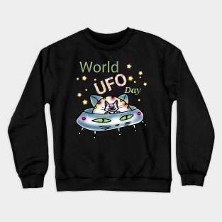 World UFO day Crewneck Sweatshirt